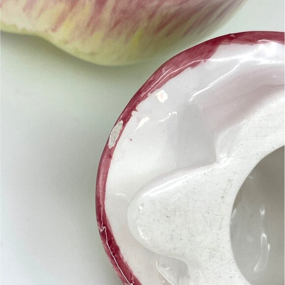 Vintage Apple Shaped Teapot, Small Single Serve Tea Pot - Picture 9 of 13